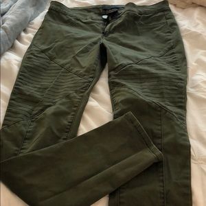 Green pants